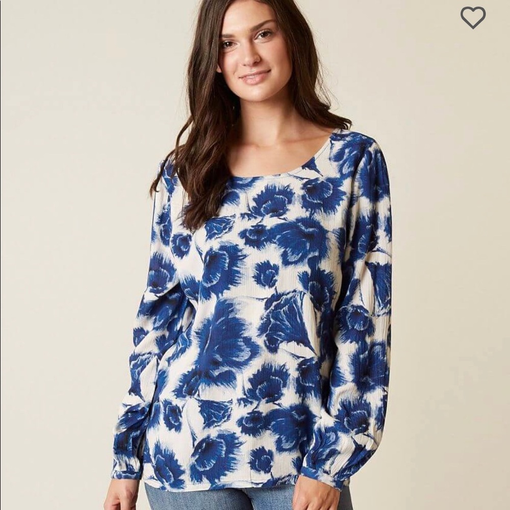 Billabong Lace-up Back Rainy Roads Top Large